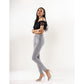 Jean push up gris clair slim avec cinq poches